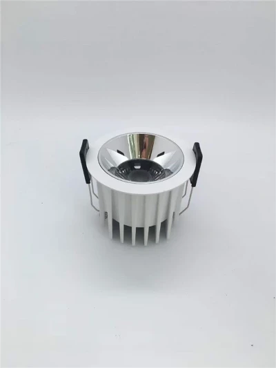 ดาวน์ไลท์ LED เชิงพาณิชย์ 12W สีดํารอบปิดภาคเรียนนําดาวน์ไลท์